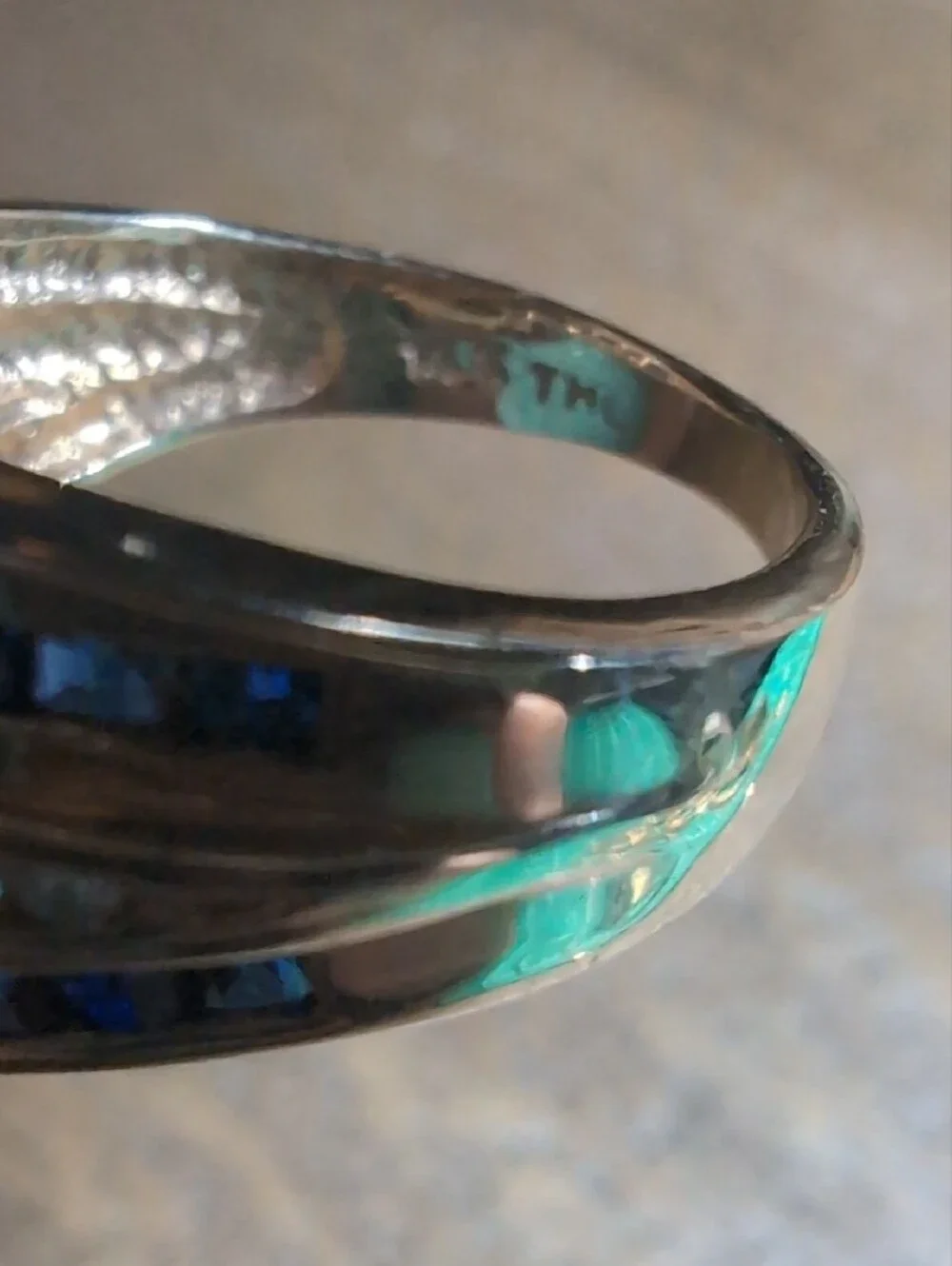 Vintage elegant blue